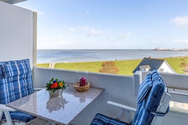 Balkon mit Meerblick in Cuxhaven